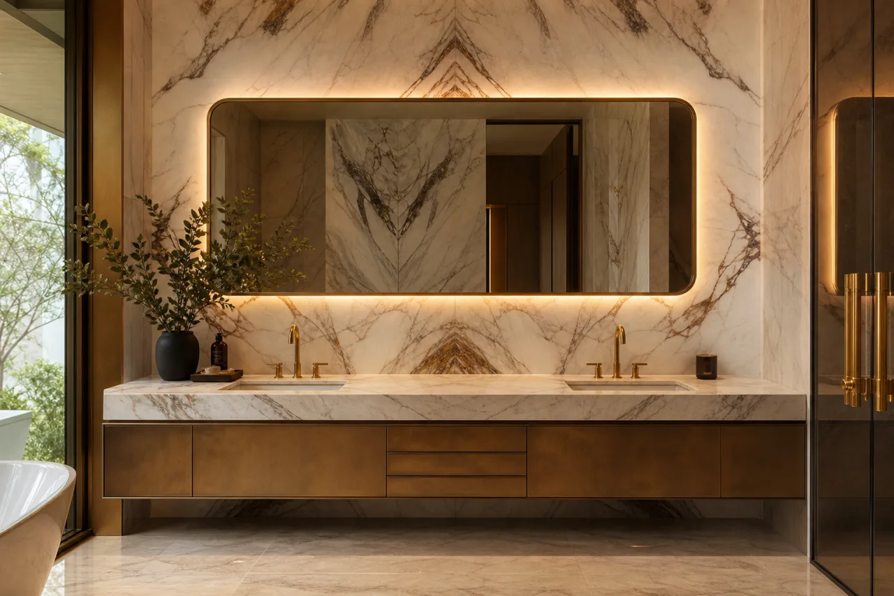 AI Bathroom Design example render