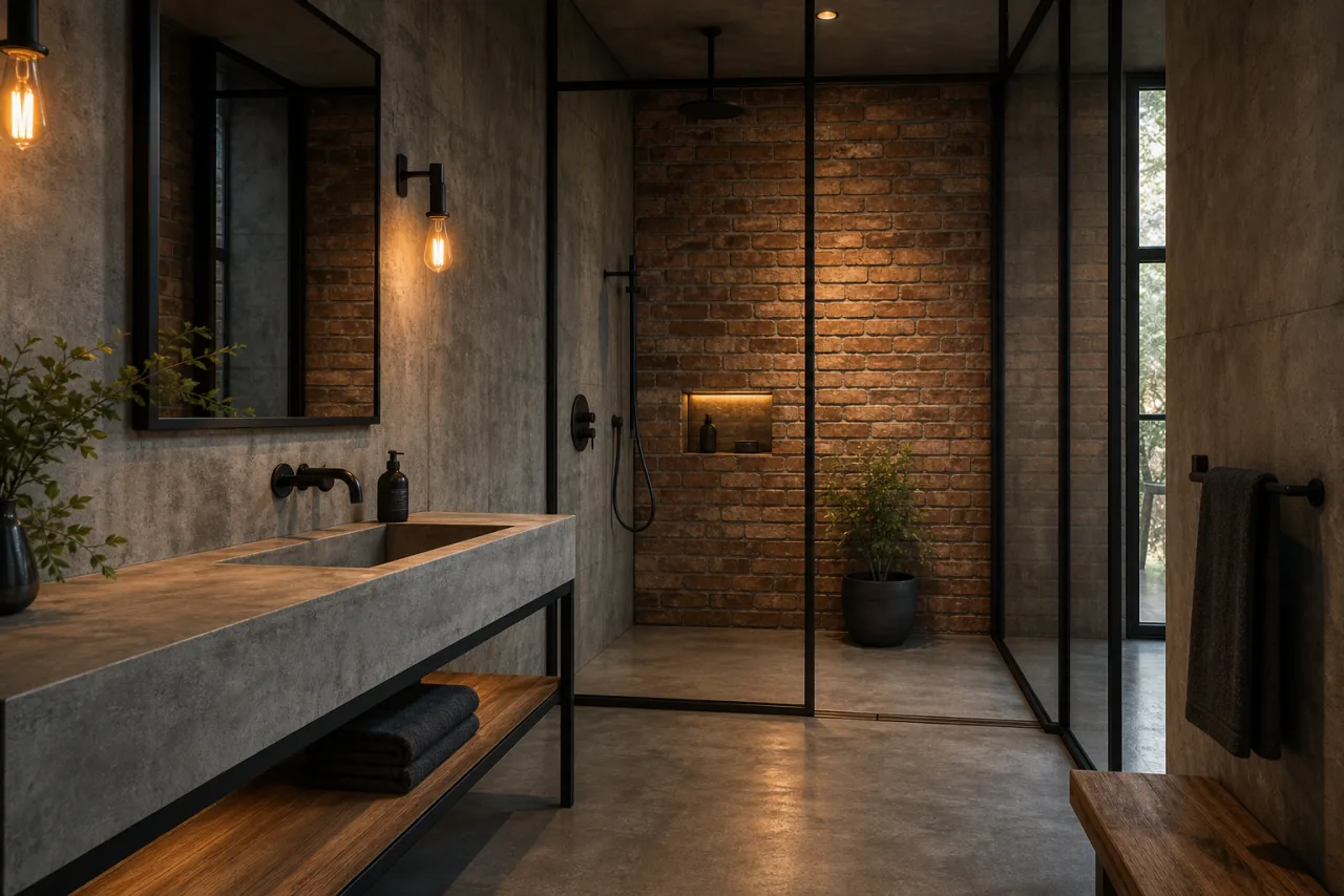 AI Bathroom Design example render