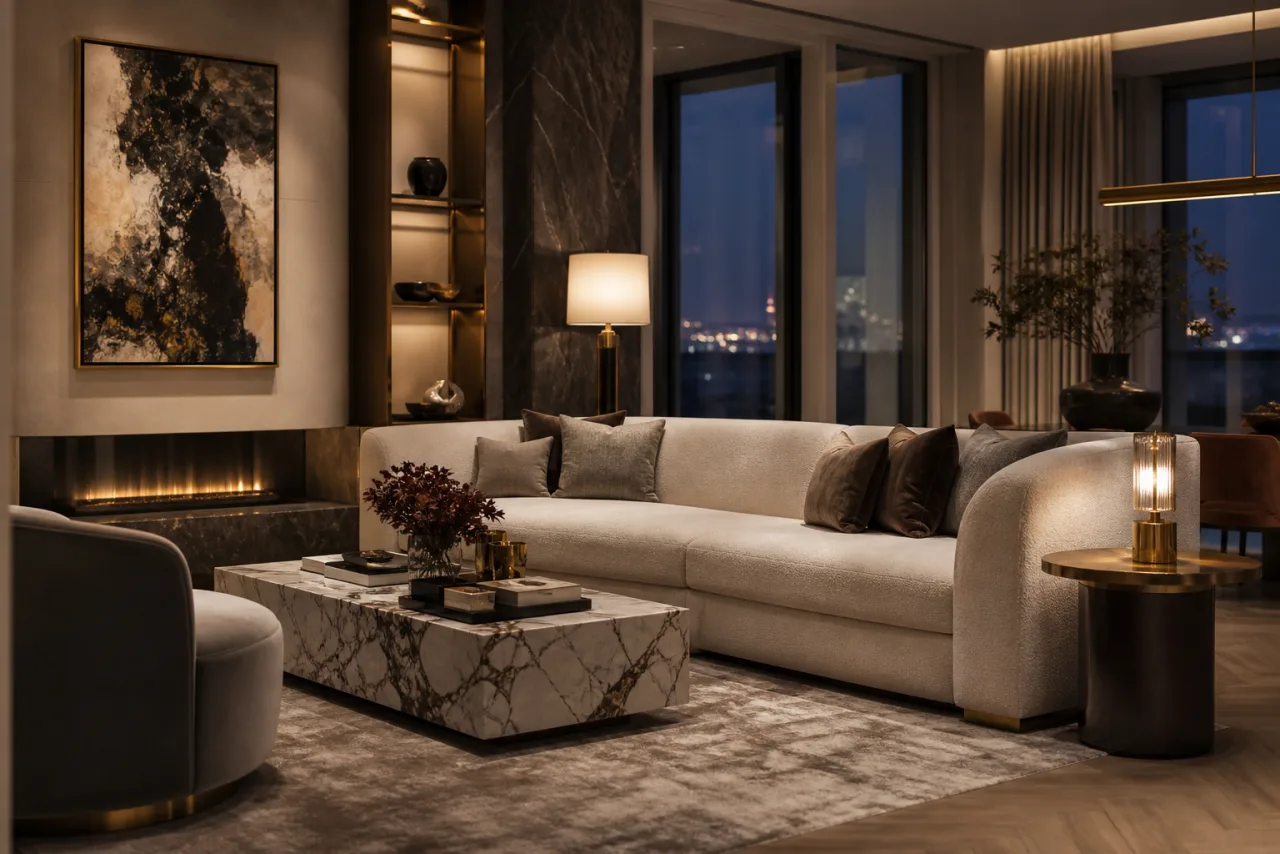AI Interior Design example render