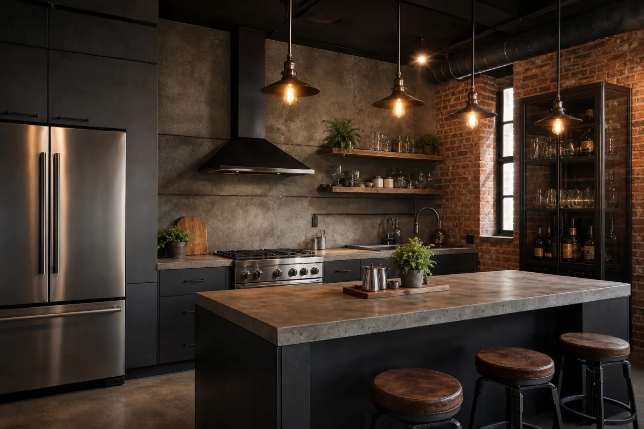 AI Kitchen Design example render