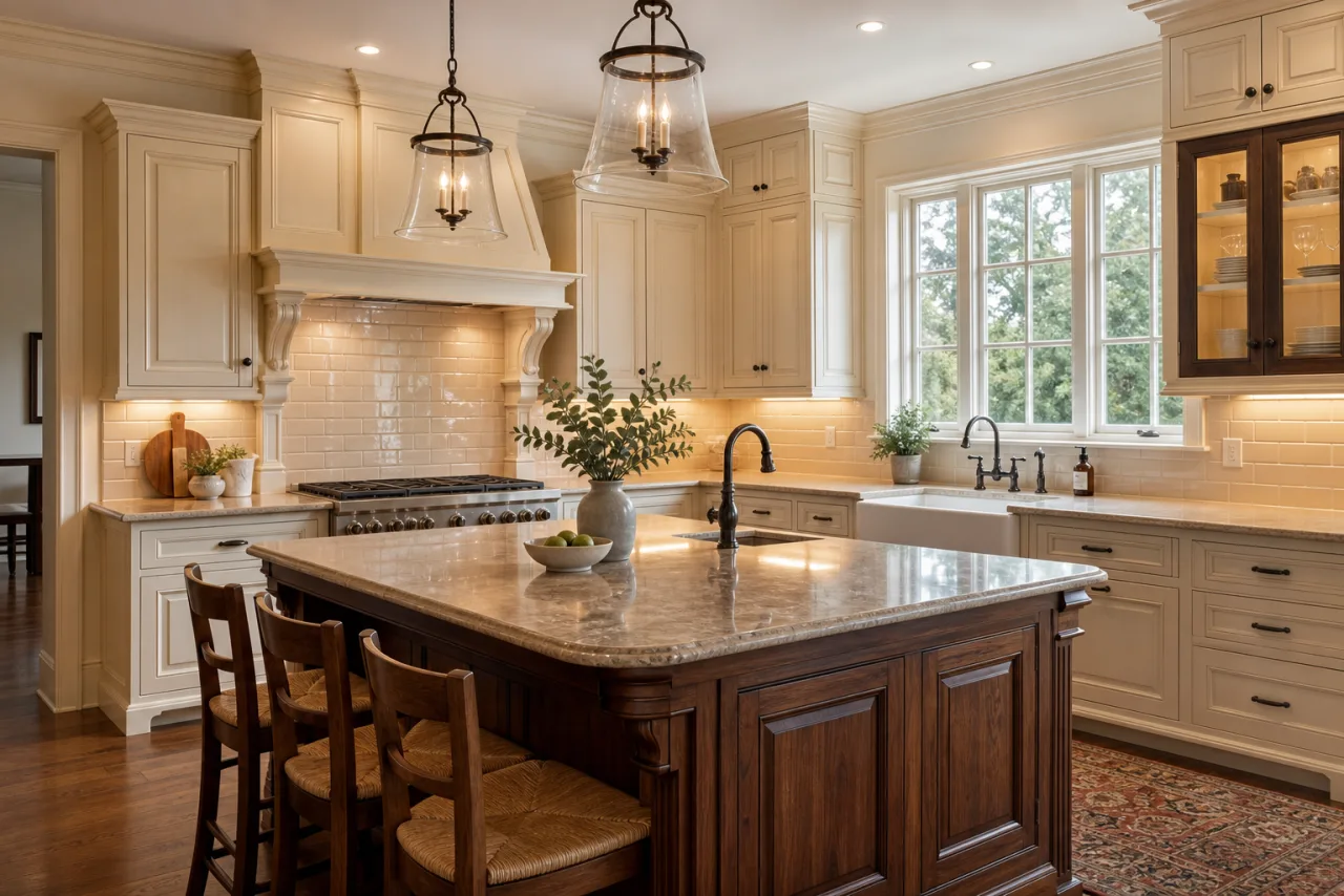 AI Kitchen Design example render