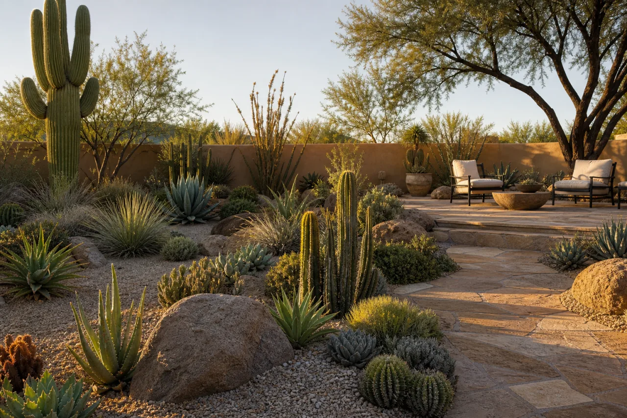 AI Backyard Design example render