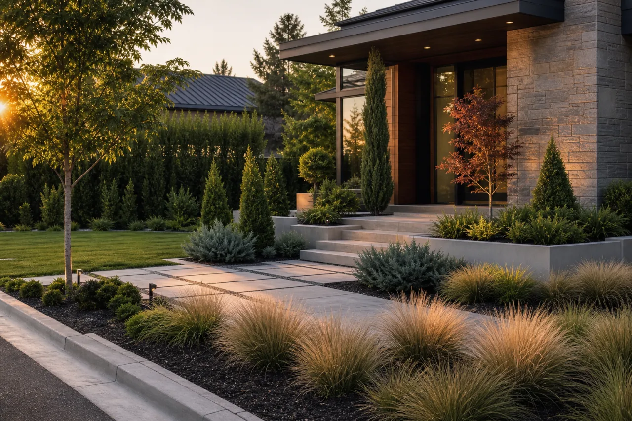 AI Landscape Design example render