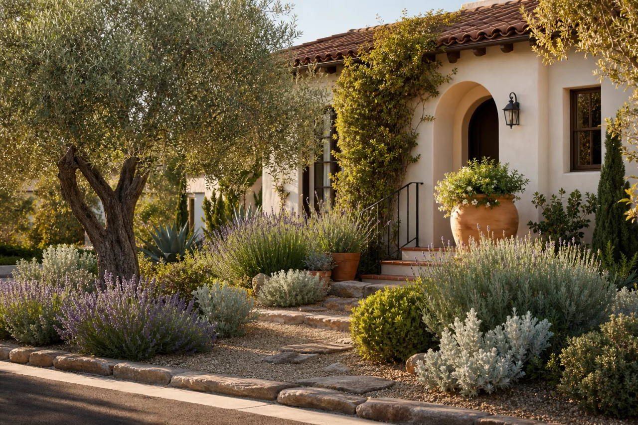 AI Front Yard Design example render