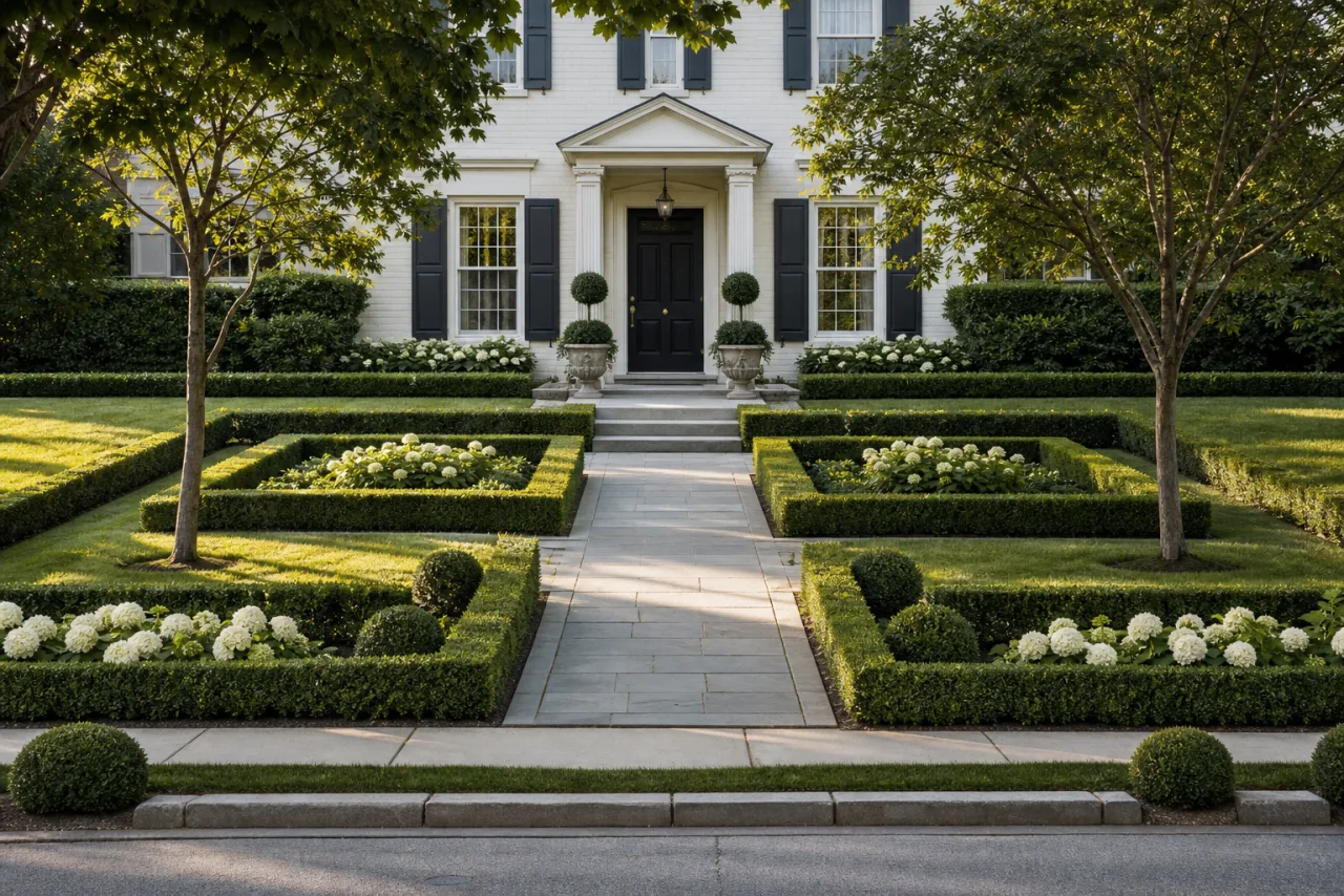 AI Front Yard Design example render